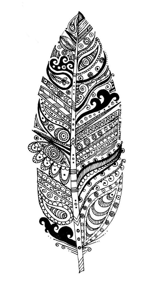 adult coloring pages feather thumb jpg jpg