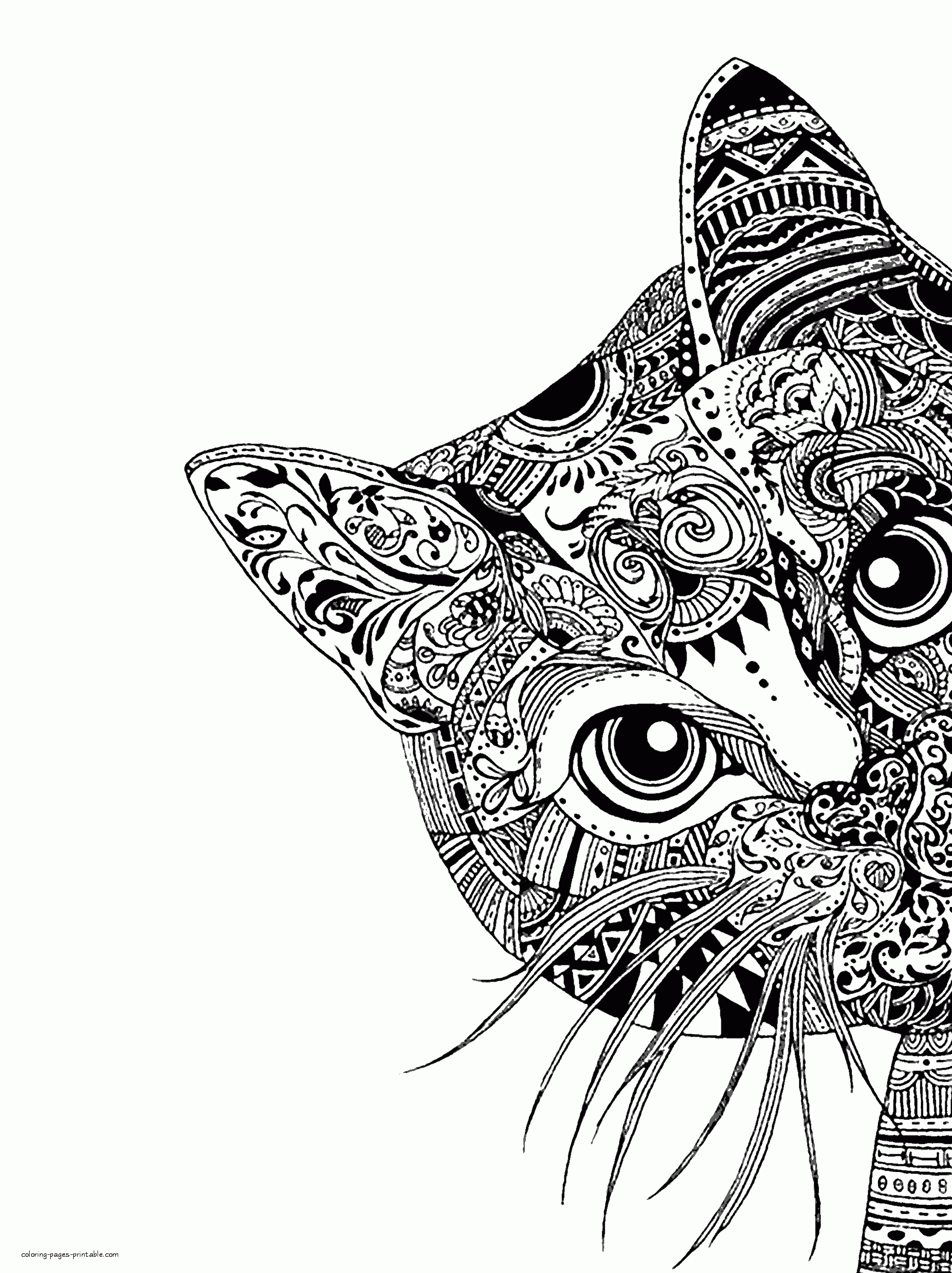 44+ Relaxing Detailed Coloring Pages of Animals Ideas