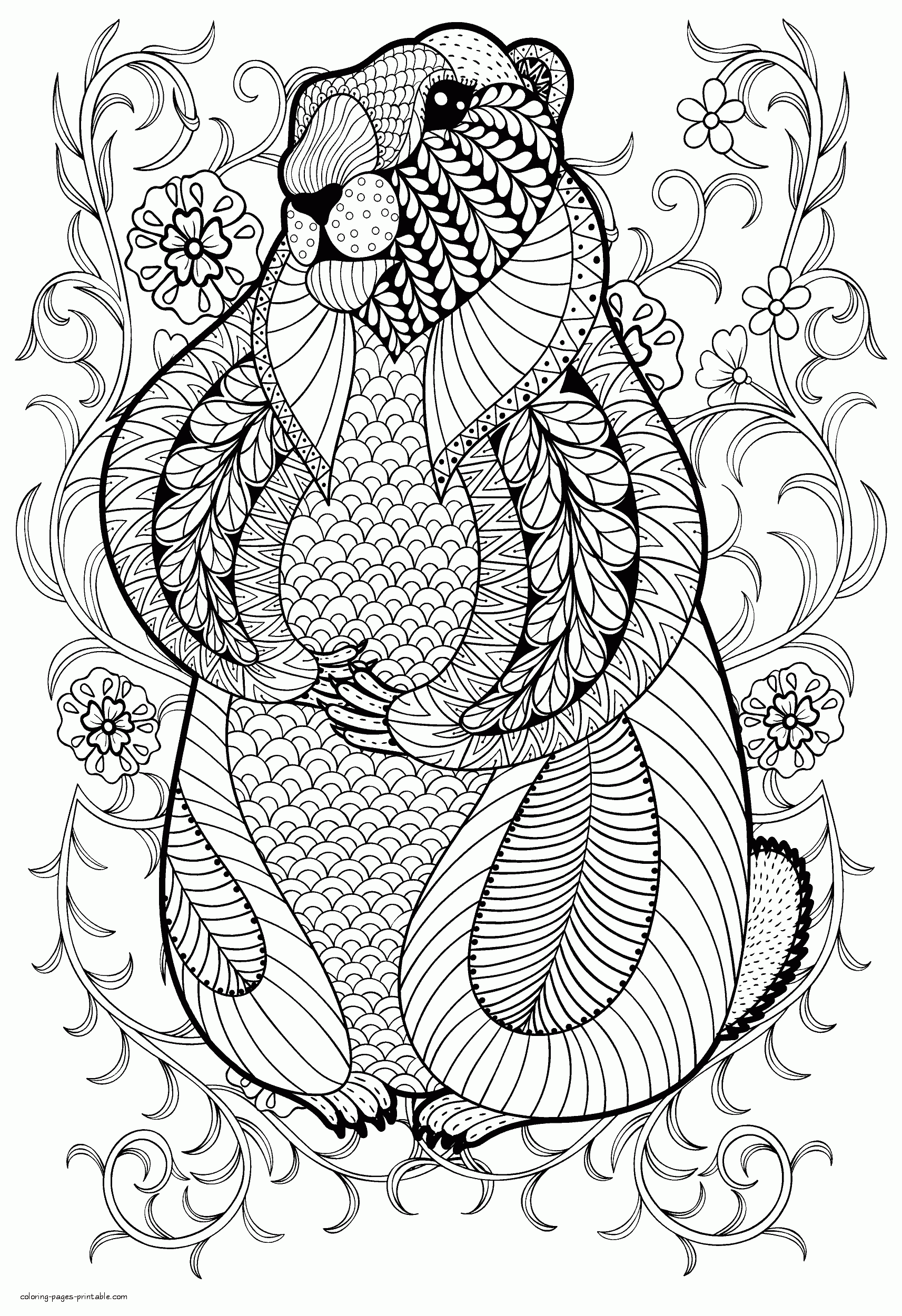 44+ Entertaining Free Advanced Adult Coloring Pages Simple