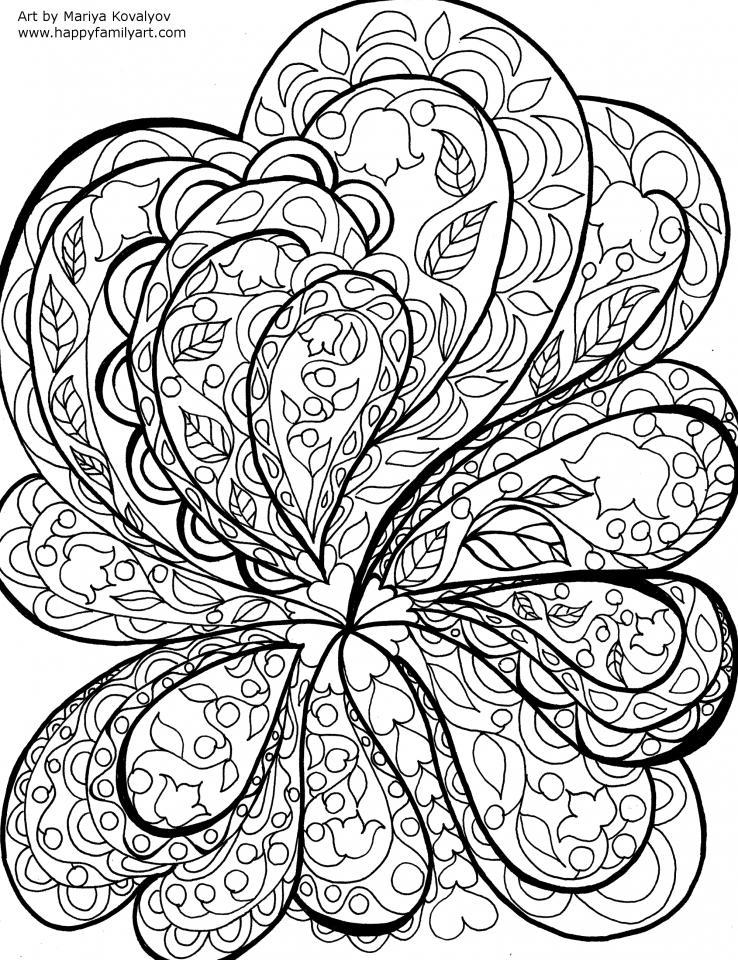 48+ Cute Grown Up Coloring Pages for Kids