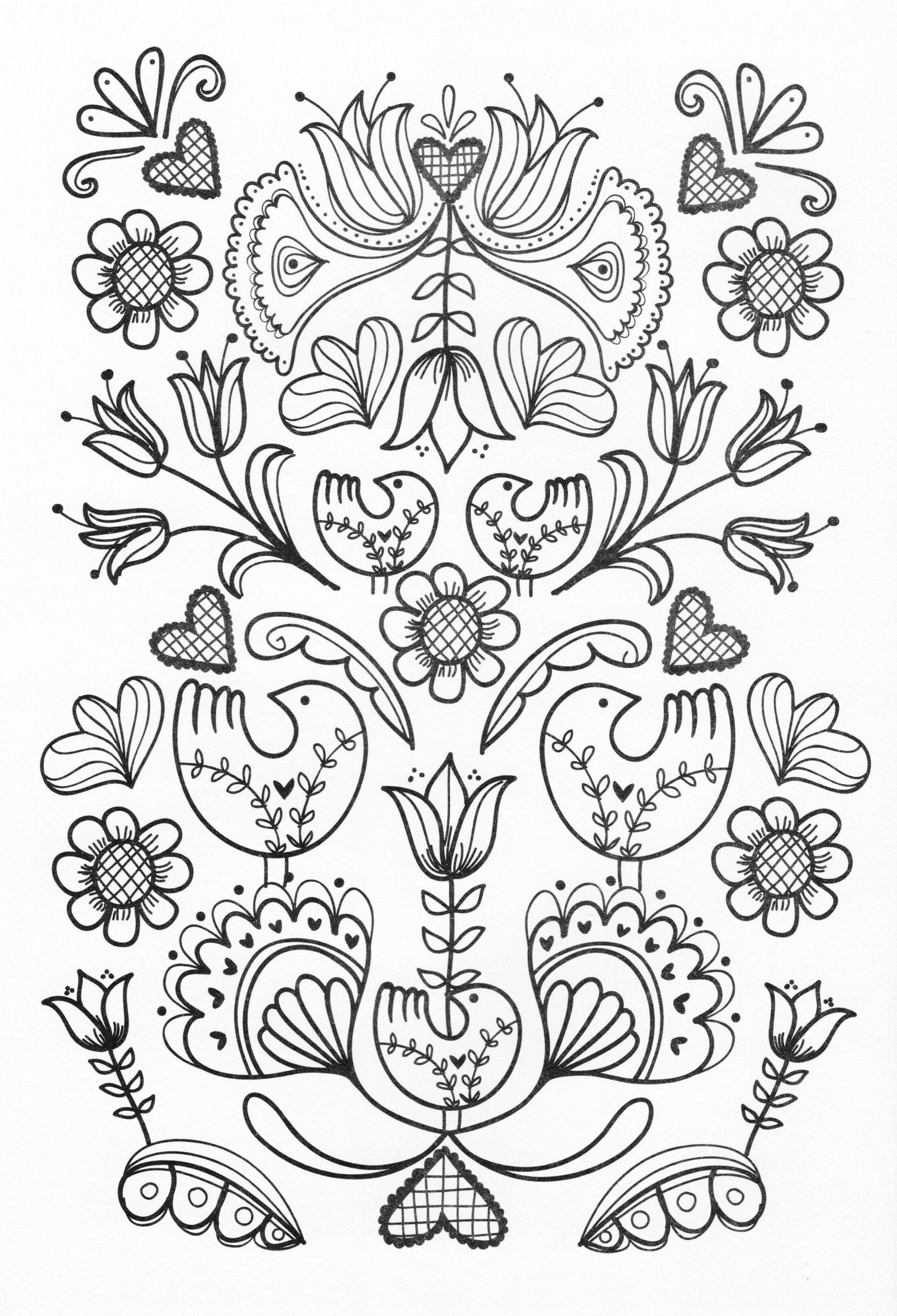 43+ Entertaining Design Coloring Pages Free Easy