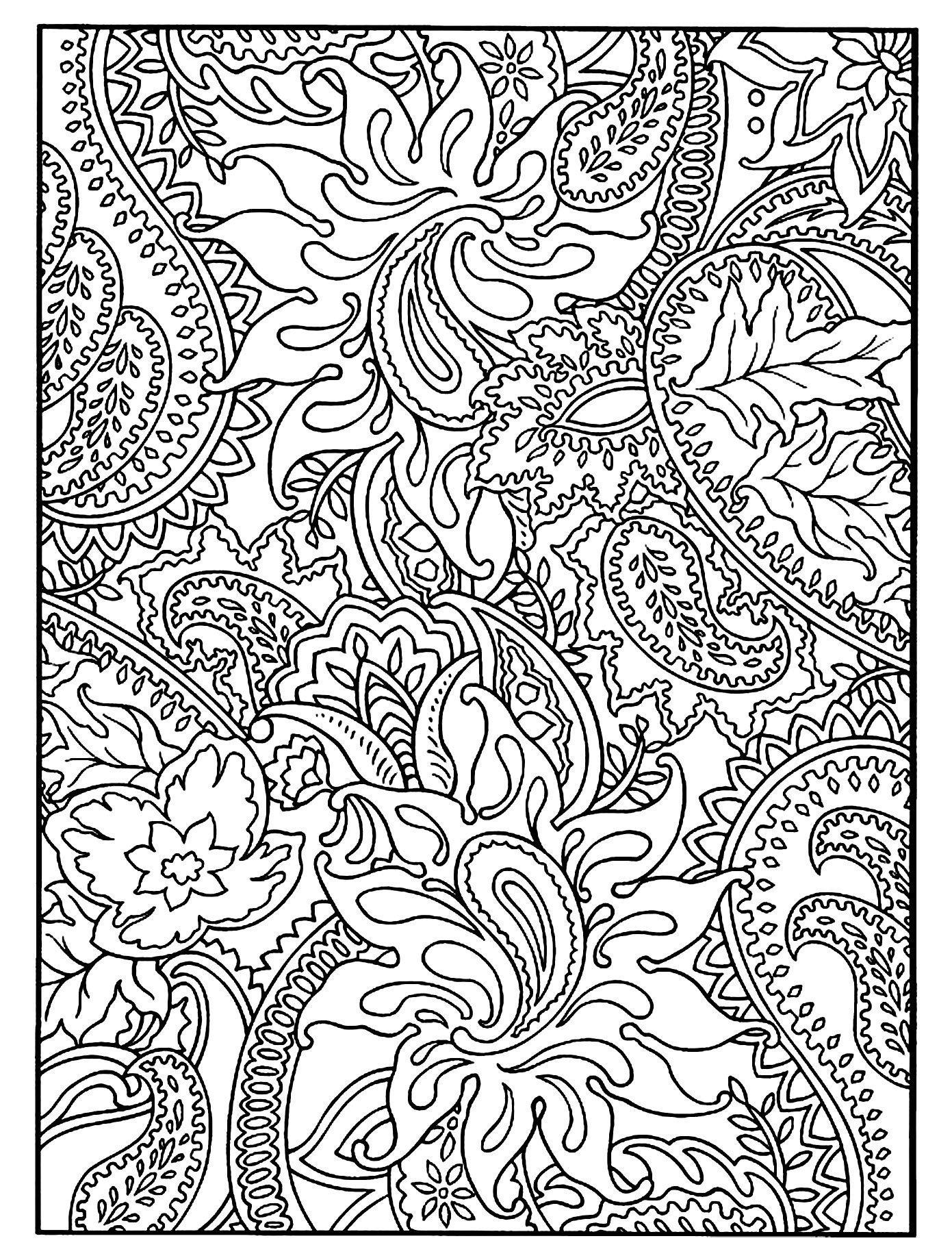 33+ Lovely Free Advanced Adult Coloring Pages to Print