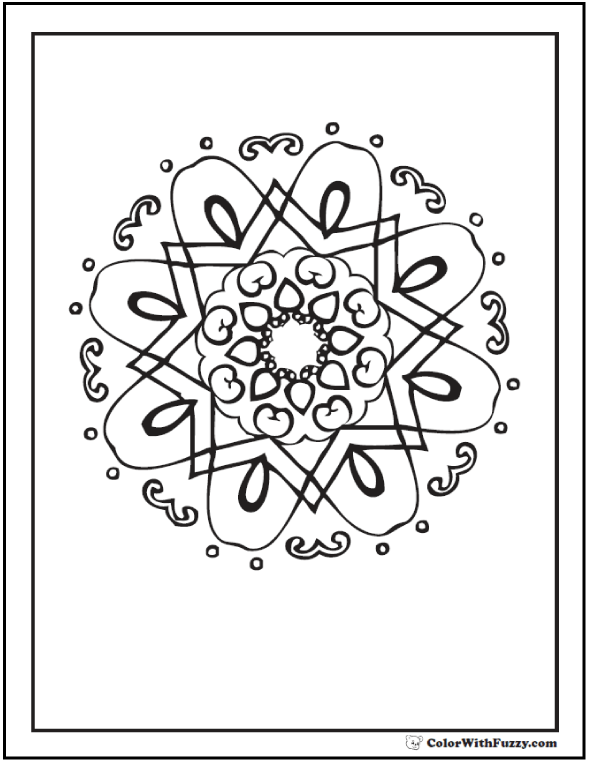 35+ Cheerful Fun Geometric Coloring Pages Printable