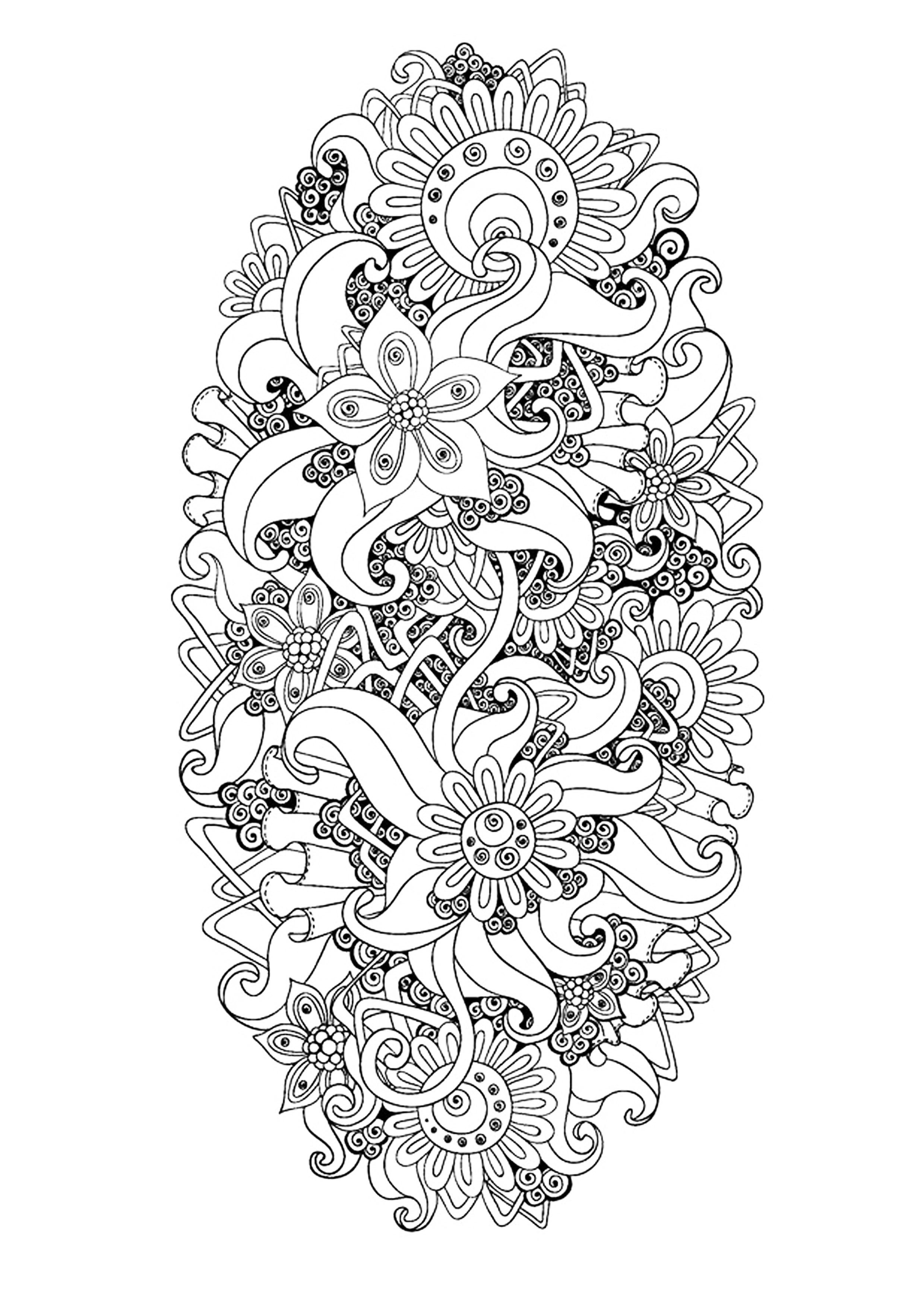 38+ The Best Abstract Nature Coloring Pages Unique