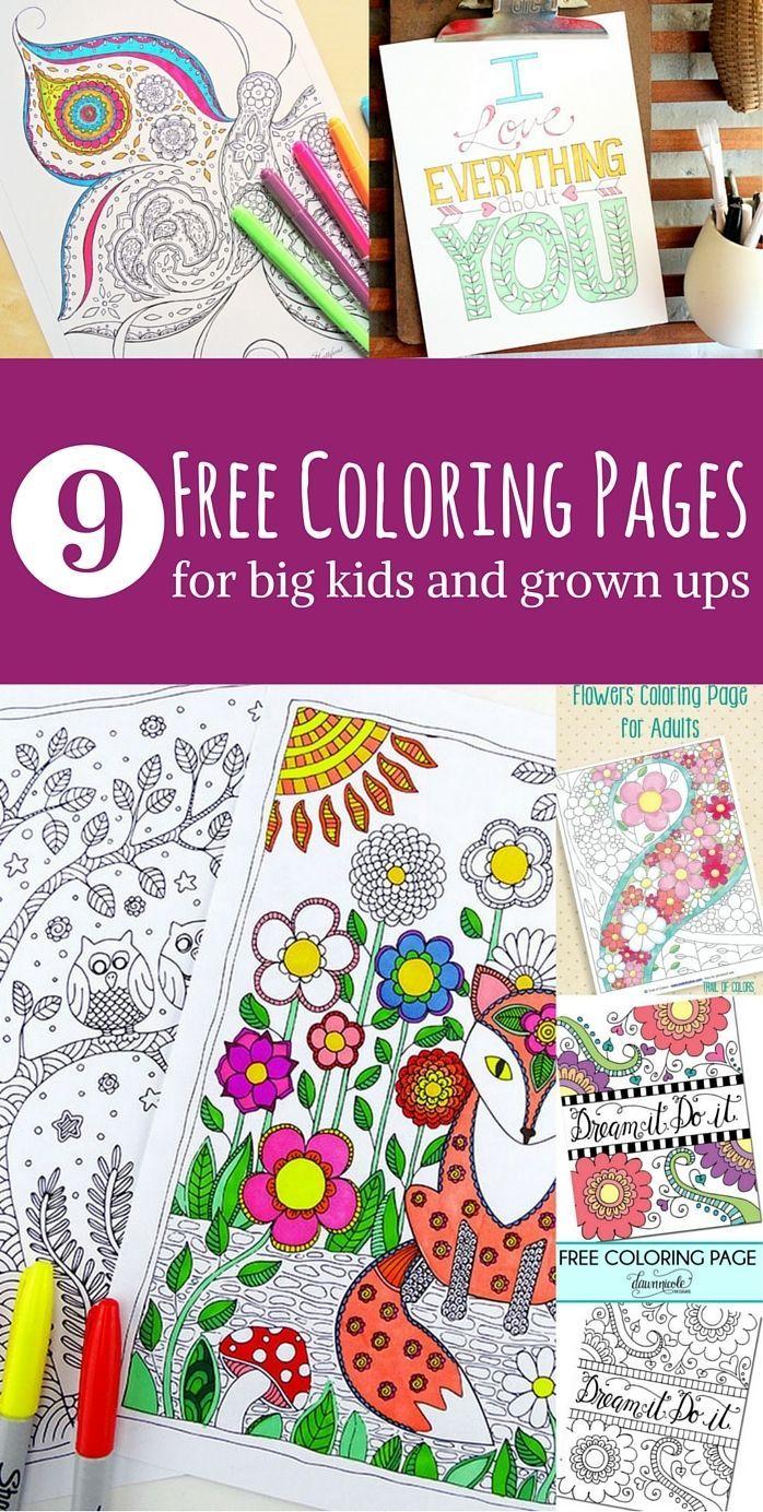 46+ The Best Grown Up Coloring Pages Simple