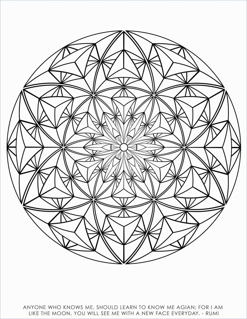 96+ Lovely Fun Geometric Coloring Pages Printable