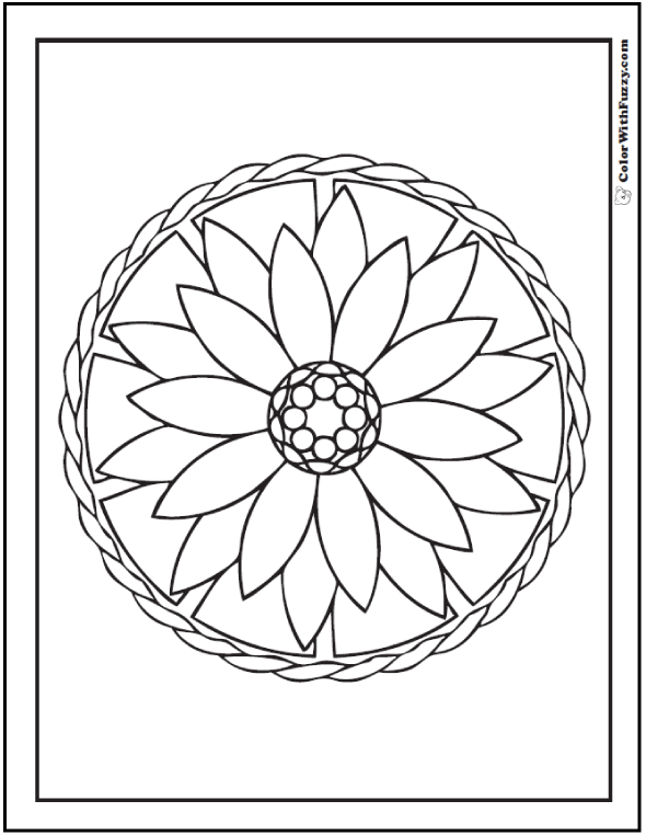 81+ Unique Fun Geometric Coloring Pages Printable