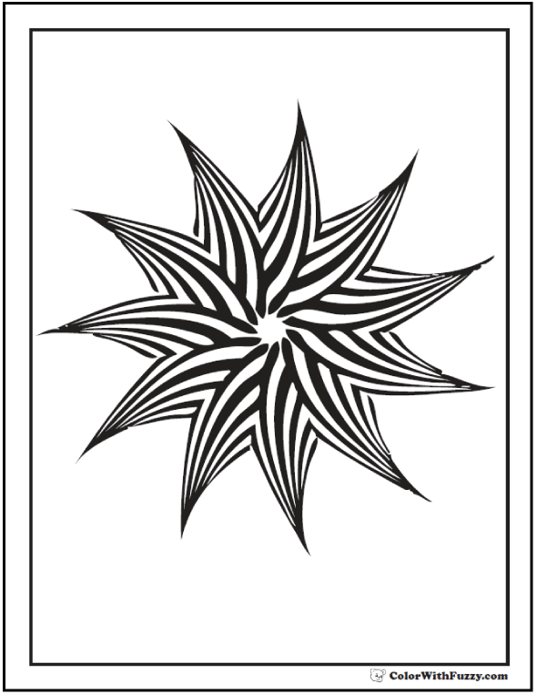 geometric patterns coloring pages kids png jpg