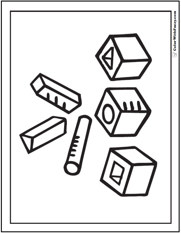 geometric shapes free coloring pages png jpg