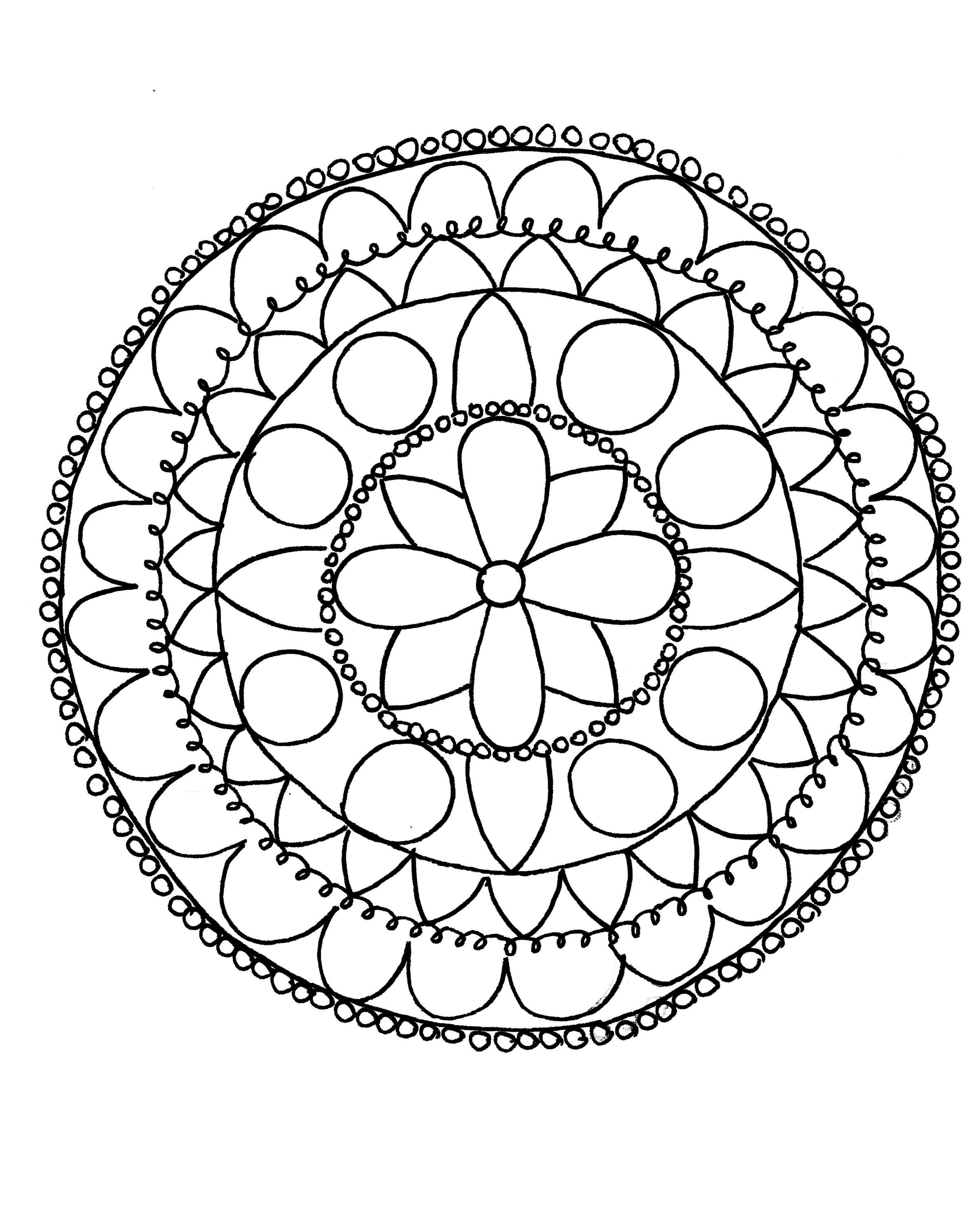 30+ Artistic Design Coloring Pages Free Cute