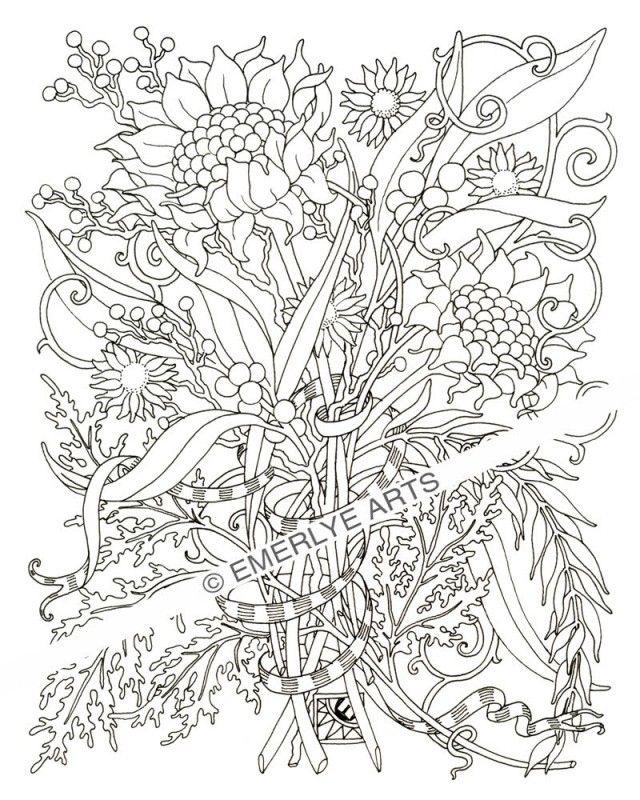 47+ Joyful Grown Up Coloring Pages Easy