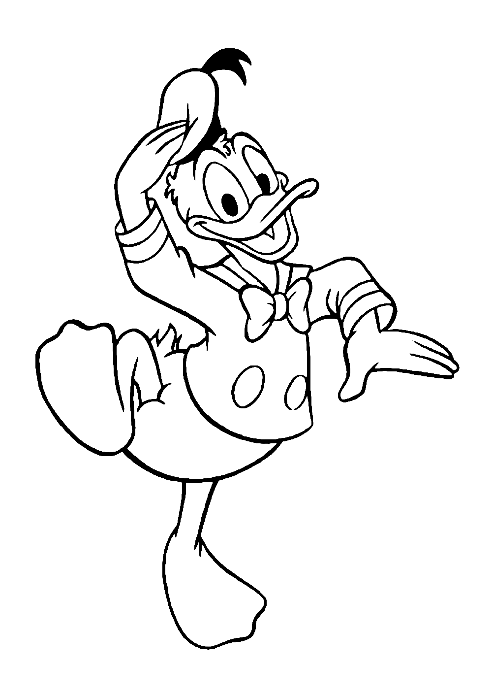 33+ Download Donald Duck Coloring Pages PDF Printable