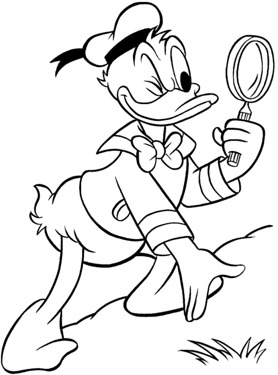 39+ Unique Donald Duck Coloring Pages for Adult