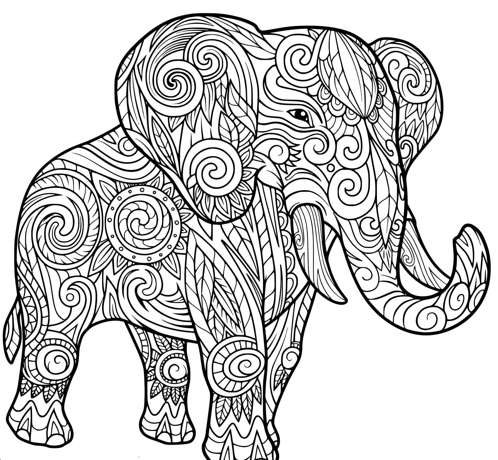 47+ Top Printable Adult Coloring Pages Animals for Adult