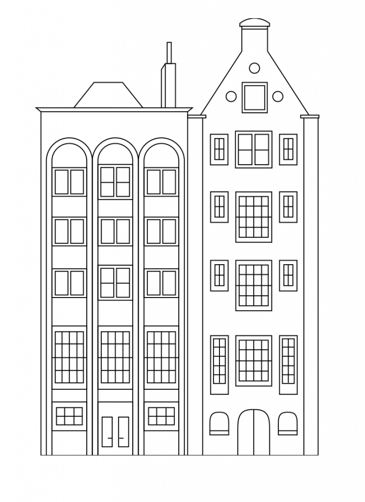 37+ Unique Detailed City Coloring Pages Line Art