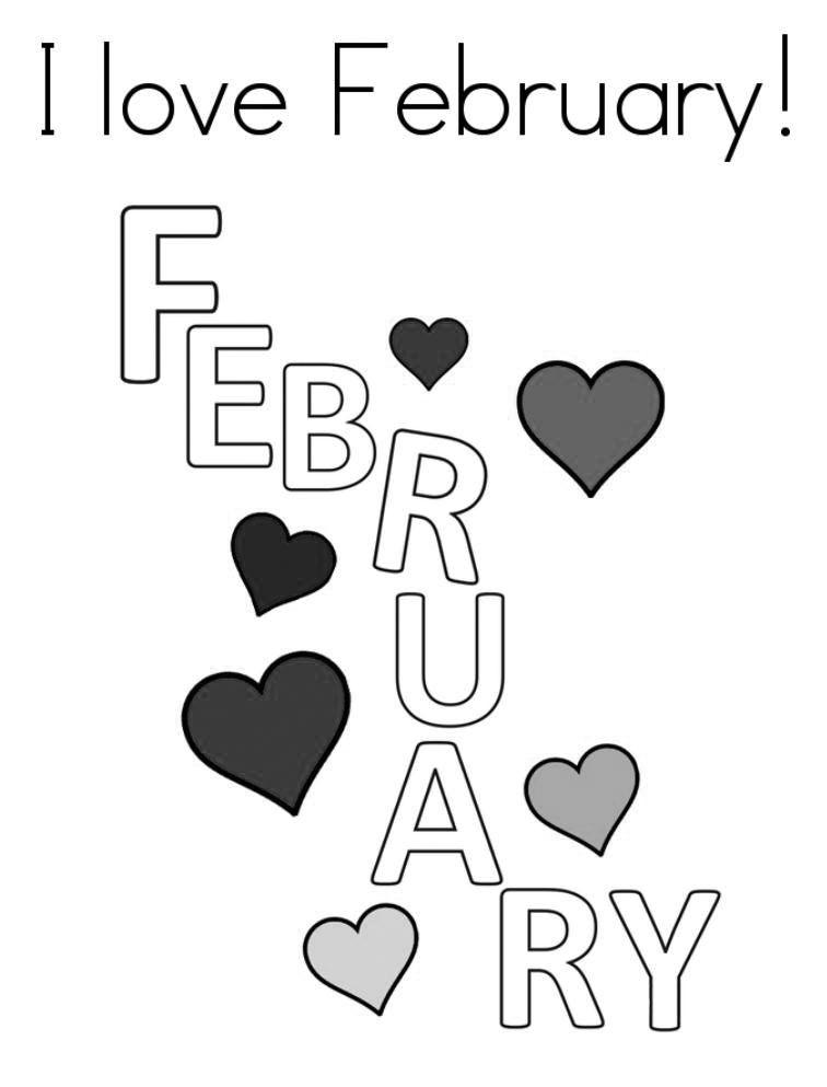 45+ Top February Adult Coloring Pages Free Printable