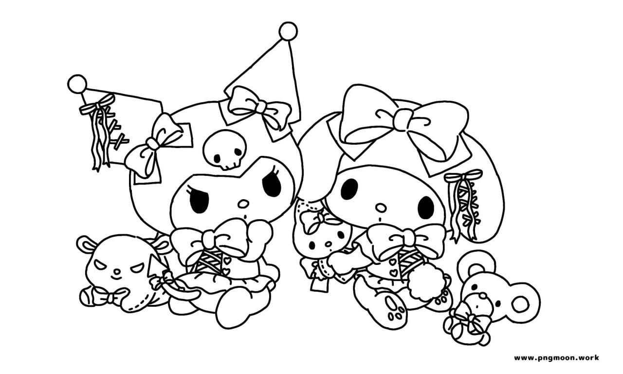 10 Enchanting Sanrio Coloring Pages for Girls: Unleash Your Creativity and Imagination