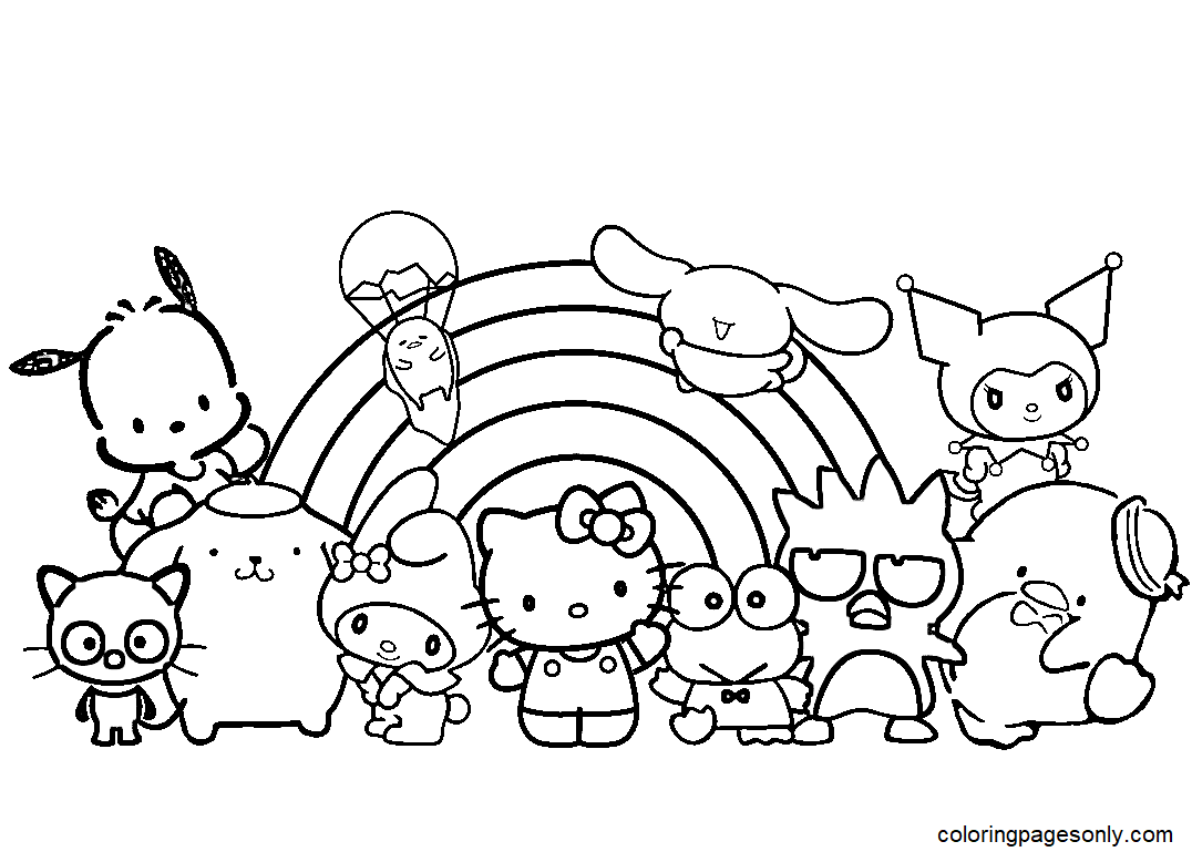 Sanrio Coloring Pages Free Printable 26