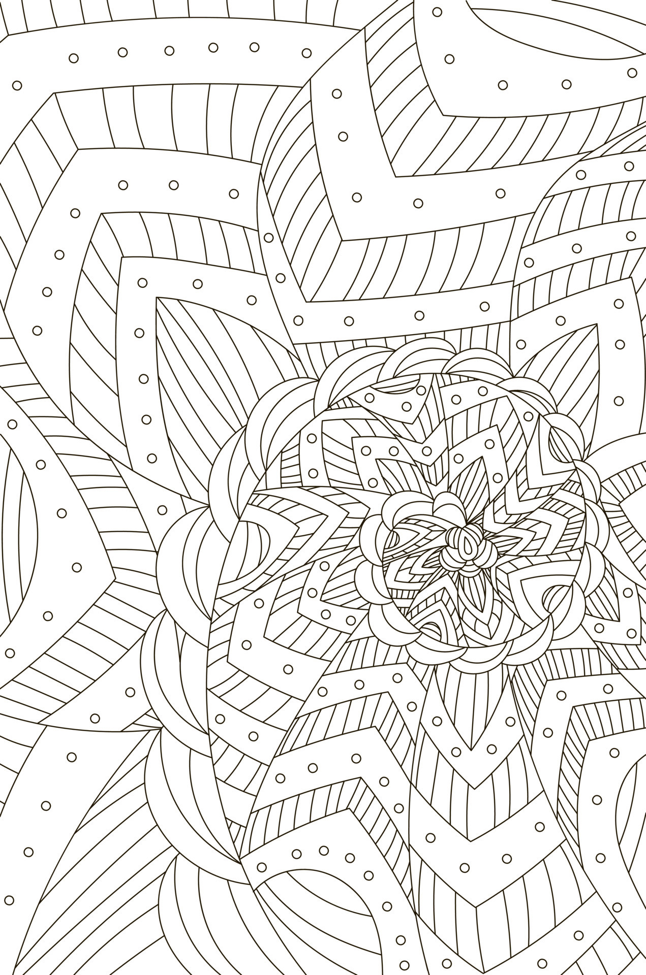 67+ Enchanting Abstract Adult Coloring Pages Printable