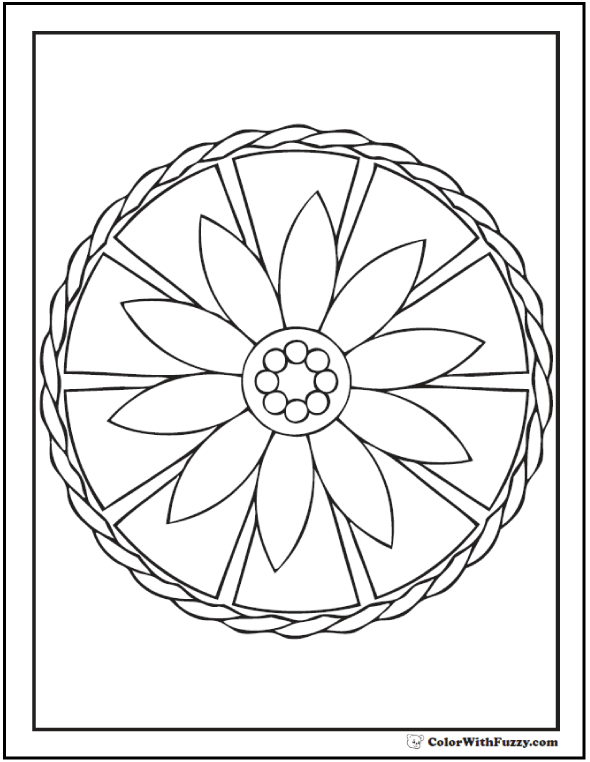 80+ Fantastic Fun Geometric Coloring Pages Printable